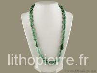 Collier en malachite