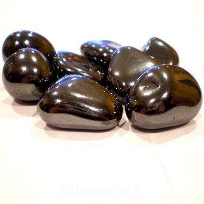 Pierres roulées d'hématite