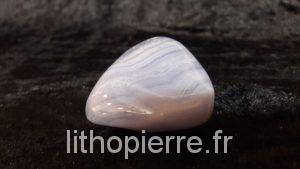 Calcedoine en pierre roulée