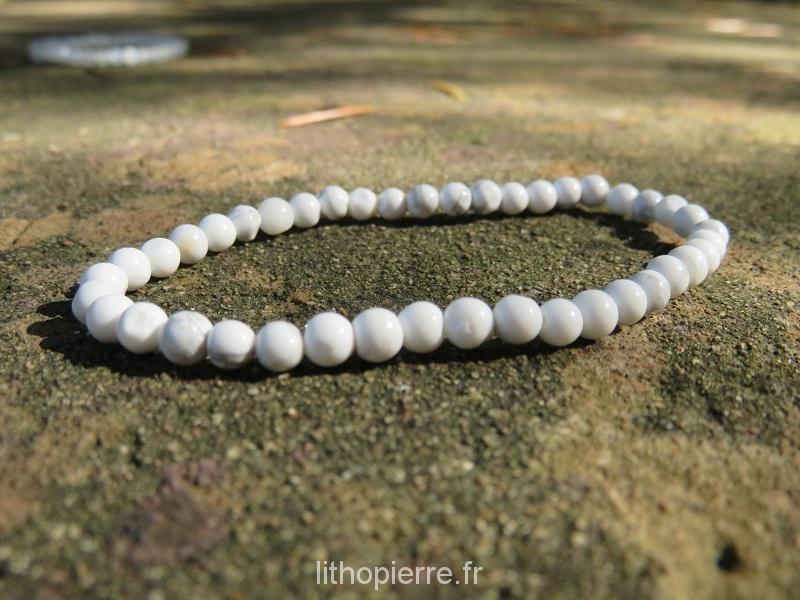 Bracelet en howlite