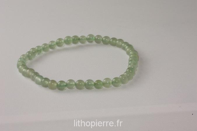 Bracelet en aventurine verte