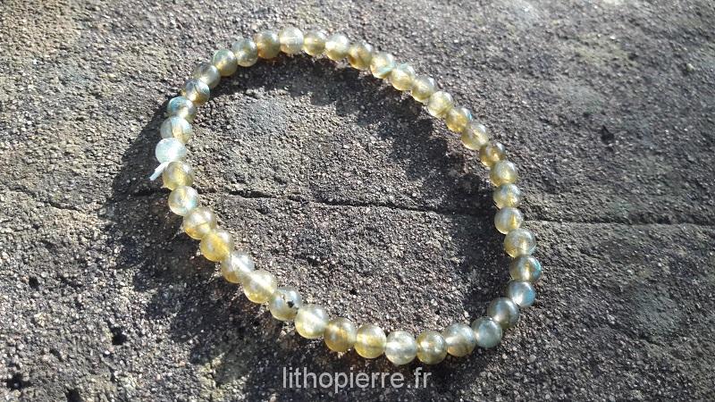 Bracelet en labradorite