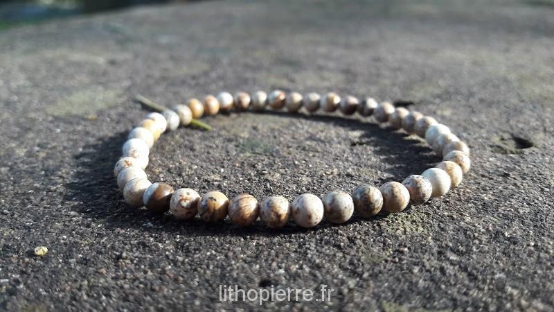 bracelet jaspe paysage