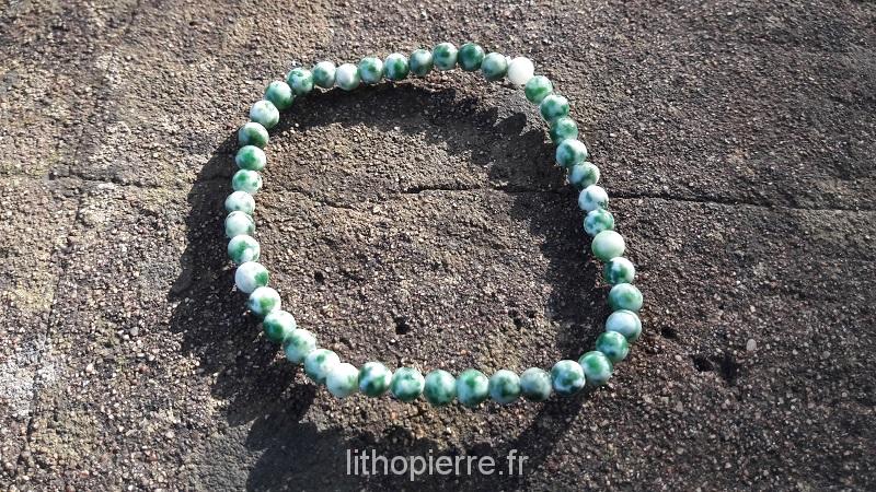 Bracelet en agate arborée