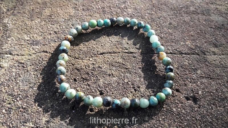bracelet en turquoise africaine