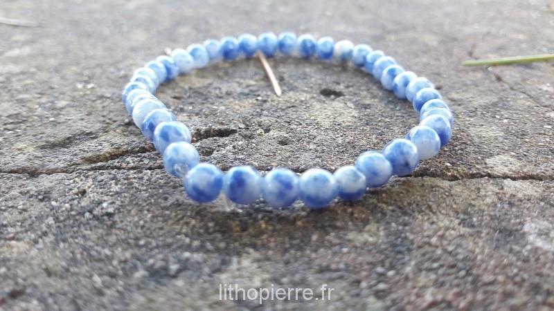 bracelet 4 mm sodalite