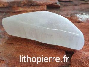 Ulexite en pierre roulée