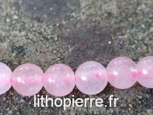 fil en quartz rose